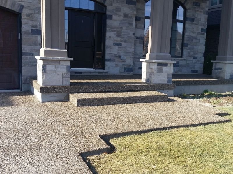 Bê tông đá rửa có chi phí sửa chữa thấp mỗi khi có vấn đề cần sửa chữa