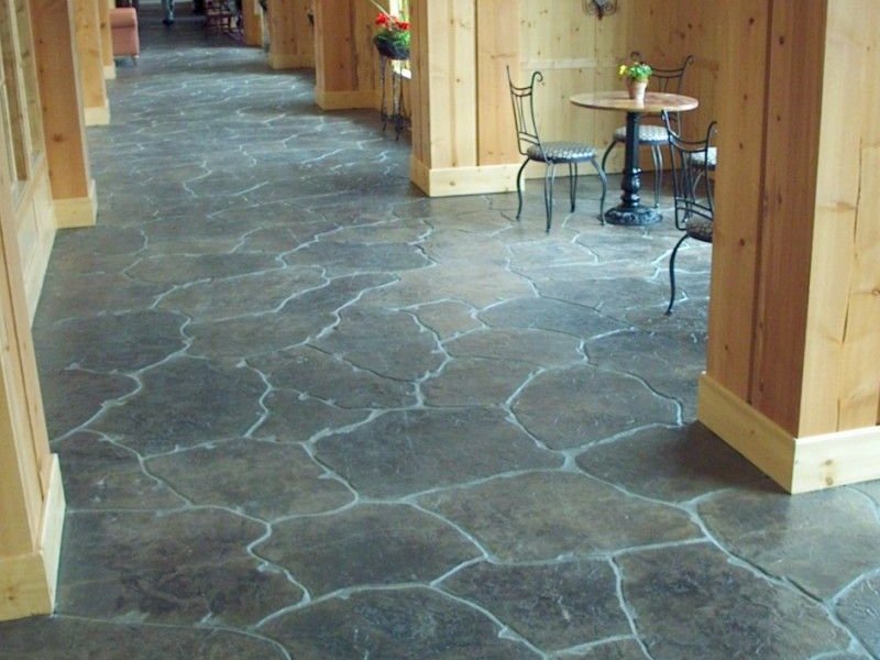 Thiết kế nội thất có sử dụng bê tông áp khuôn