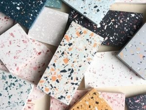 các mẫu bê tông terrazzo