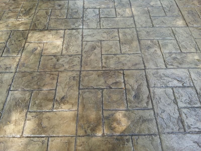 các mẫu bê tông áp khuôn