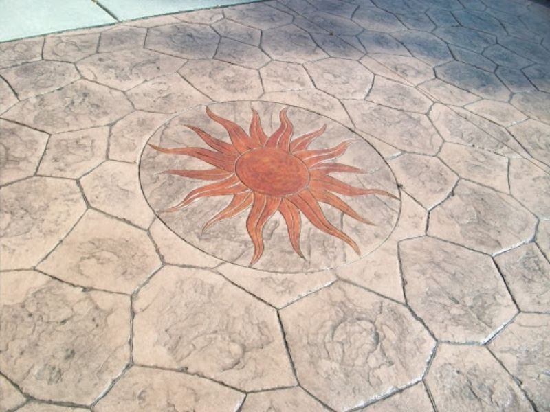 các mẫu bê tông áp khuôn