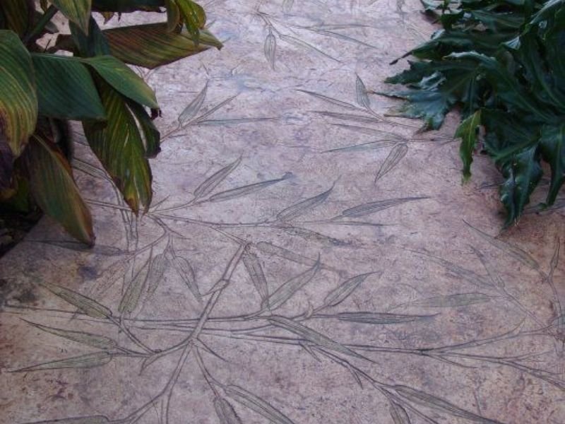 các mẫu bê tông áp khuôn