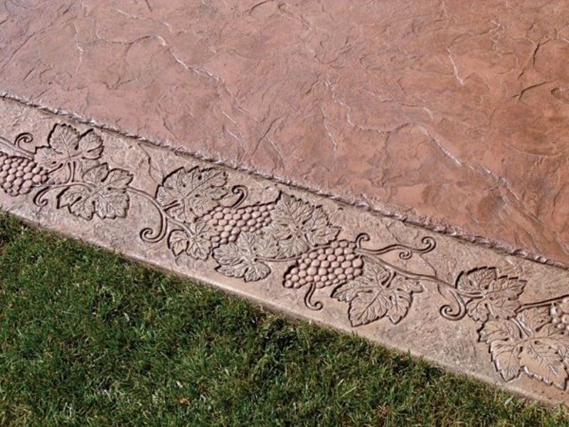 các mẫu bê tông áp khuôn