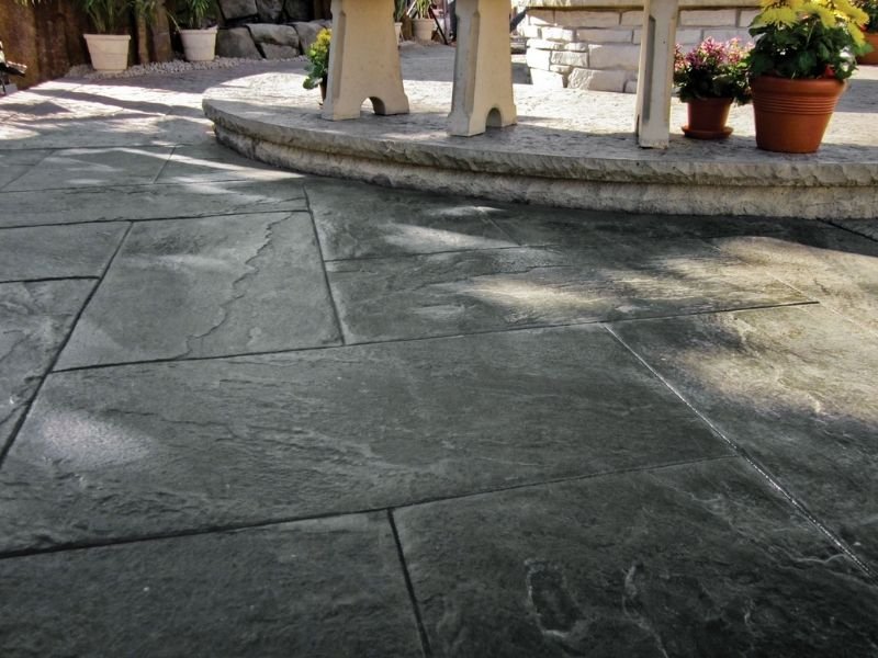 các mẫu bê tông áp khuôn