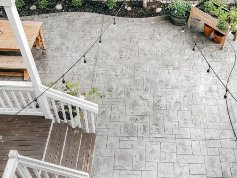 các mẫu bê tông áp khuôn