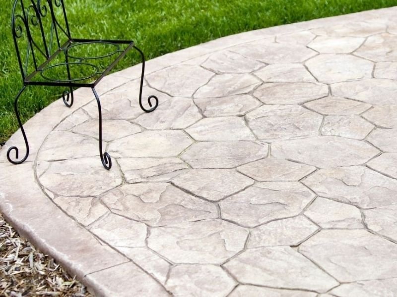 các mẫu bê tông áp khuôn