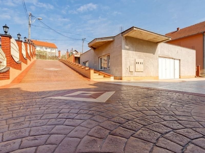 các mẫu bê tông áp khuôn