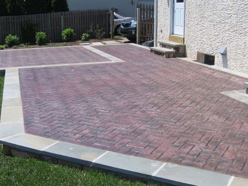 các mẫu bê tông áp khuôn