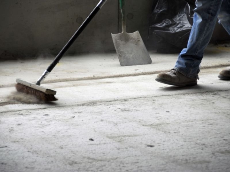 thi công sàn bê tông mài