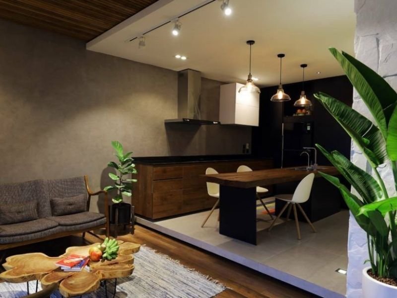 ứng dụng sàn bê tông mài