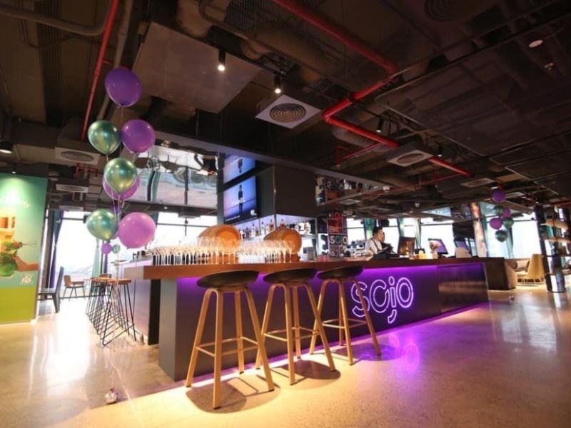 ứng dụng sàn bê tông mài