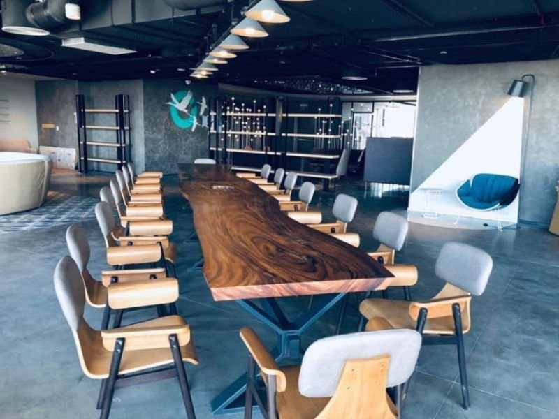 ứng dụng sàn bê tông mài