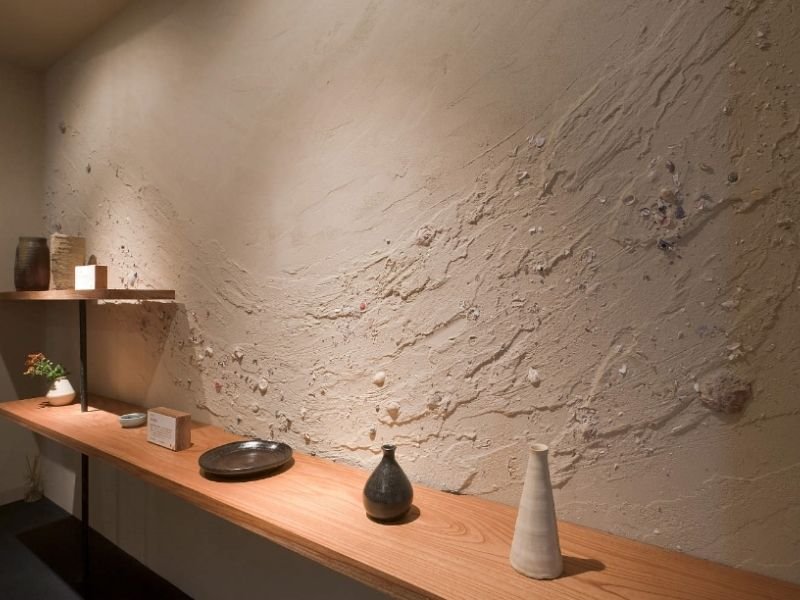 các mẫu tường đất