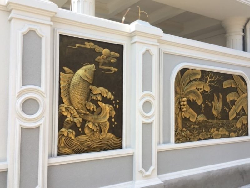 ứng dụng của sơn hiệu ứng đá