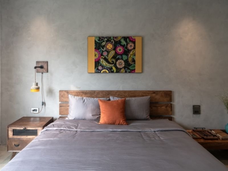 ứng dụng của tường hiệu ứng bê tông