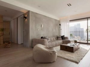 ứng dụng của tường hiệu ứng bê tông