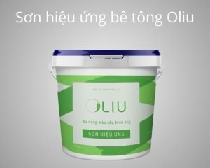 Sơn hiệu ứng Oliu - Tạo vân bê tông nhanh chóng