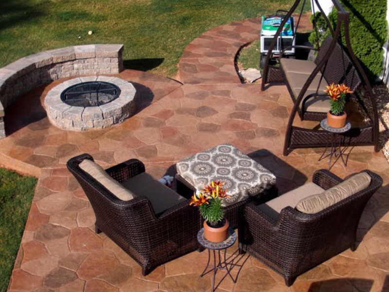 Bê tông áp khuôn vân đá (Ảnh sưu tầm)