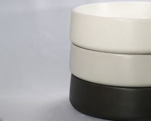 Lavabo, chậu rửa bê tông tròn cao 105mm