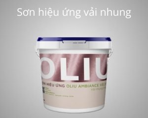 Sơn hiệu ứng vải nhung - Mềm mại và sang trọng