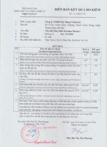 Kết quả thử nghiệm về khả năng hấp thụ và nhả ấm của vữa đất Oliu